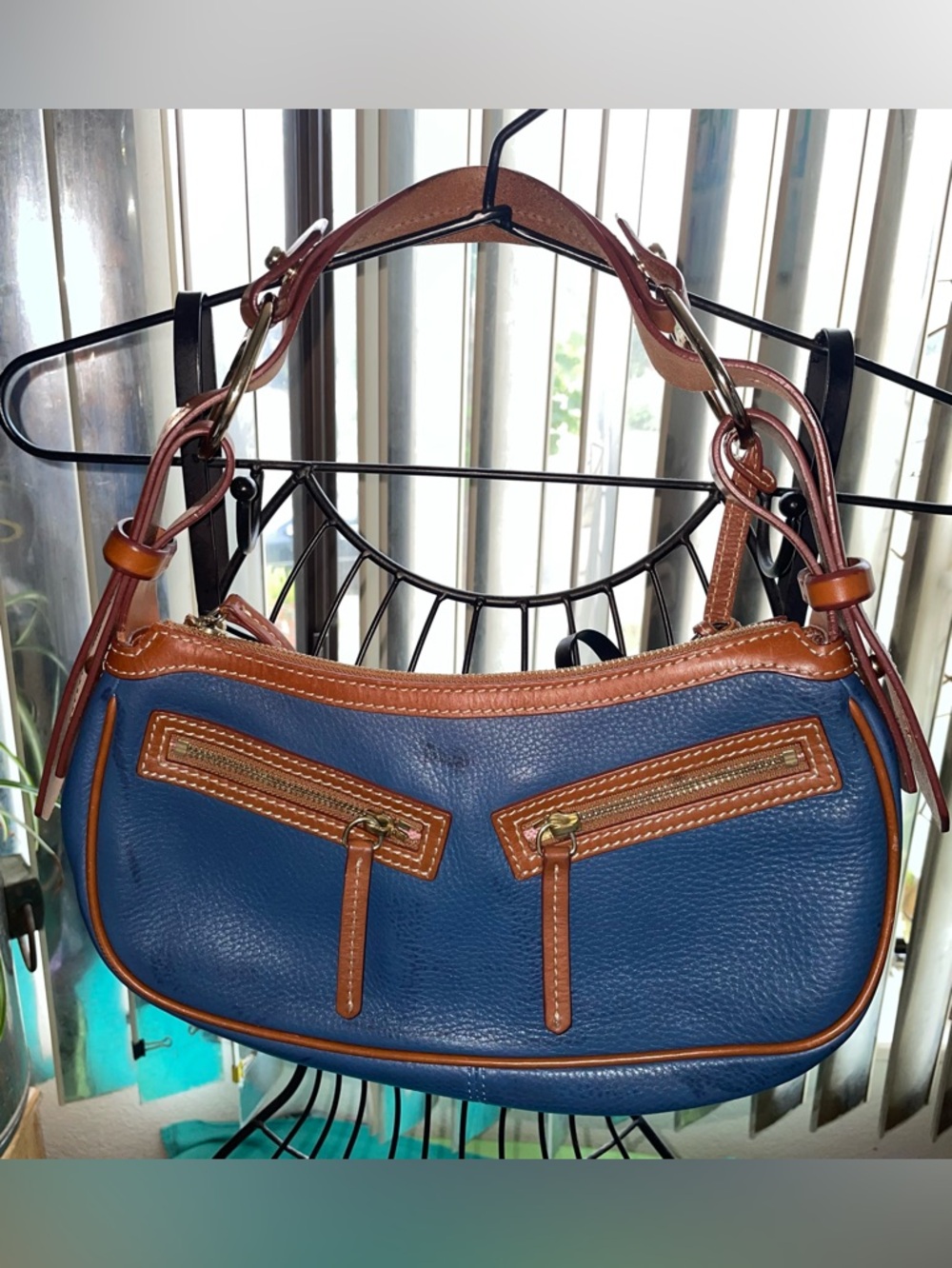 Dooney & Bourke “1975” Pebble Grain Leather Hobo - Picture 6 of 6